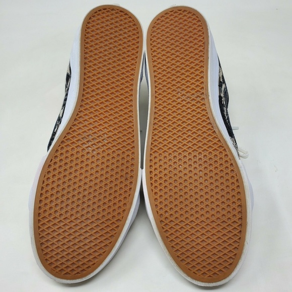 Vans Men's High-Top Sneakers - Black and Cream - Picture 12 of 12